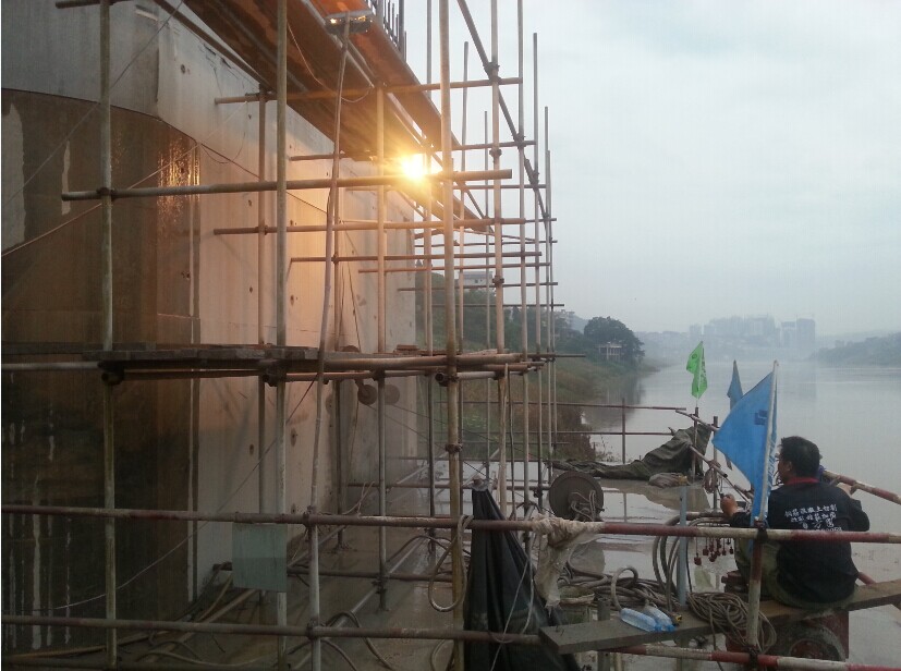 橋墩切割拆除,橋墩繩鋸切割施工視頻（四川百方圓公司）